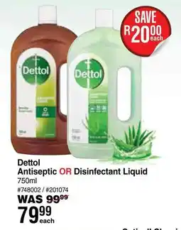 Dis-Chem Dettol Antiseptic OR Disinfectant Liquid offer