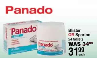 Dis-Chem Panado Blister OR Spartan offer