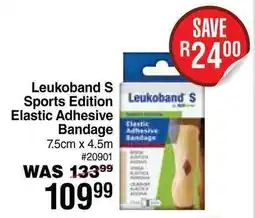 Dis-Chem Leukoband S Sports Edition Elastic Adhesive Bandage offer