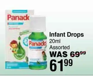 Dis-Chem Panado Infant Drops Assorted offer