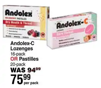 Dis-Chem Andolex-C Lozenges OR Pastilles offer