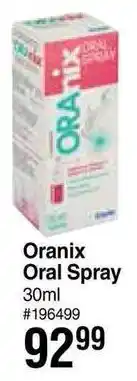 Dis-Chem Oranix Oral Spray offer