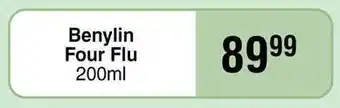 Dis-Chem Benylin Four Flu offer