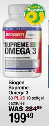 Dis-Chem Biogen Supreme Omega 3 offer