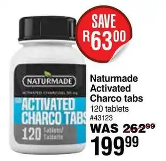 Dis-Chem Naturmade Activated Charco tabs offer