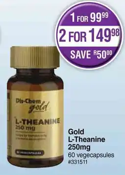 Dis-Chem Gold L-Theanine 250mg offer