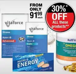 Dis-Chem Vitaforce Nutri-B products offer