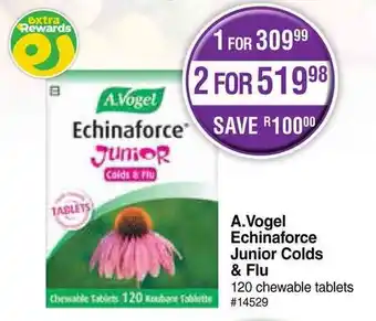 Dis-Chem A.Vogel Echinaforce Junior Colds & Flu offer