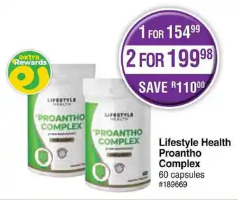 Dis-Chem Lifestyle Health Proantho Complex offer