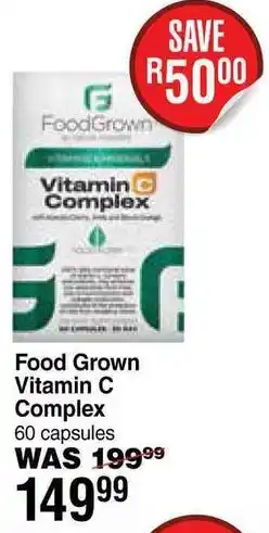 Dis-Chem Food Grown Vitamin C Complex offer