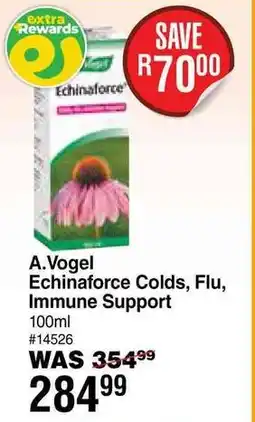 Dis-Chem A.Vogel Echinaforce Colds, Flu, Immune Support offer