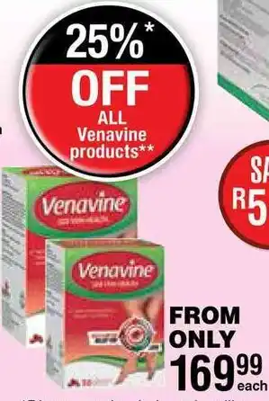 Dis-Chem Venavine products offer