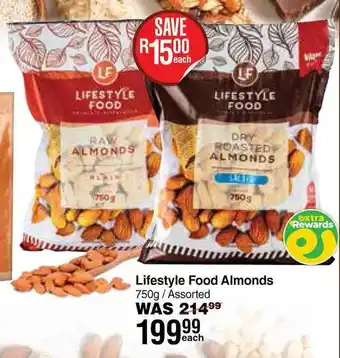 Dis-Chem Lifestyle Food Almonds Assorted offer