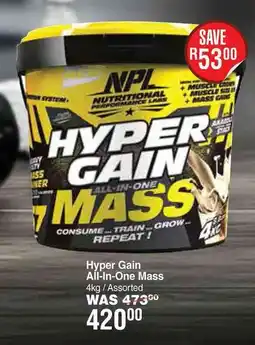 Dis-Chem Hyper Gain All-In-One Mass Assorted offer