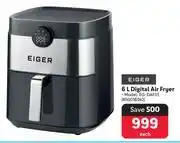 Makro Eiger 6L Digital Air Fryer EG-DAF01 offer