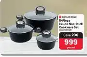 Makro Bennett Read 6 Piece Fusion Non Stick Cookware Set-Per Set offer