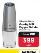 Makro Russell Hobbs Gravity Mill Pepper Grinder-Each offer