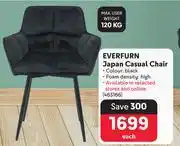 Makro Everfurn Japan Casual Chair-Each offer