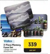 Makro Waltex 2-Piece Memory Foam Set-Per Set offer