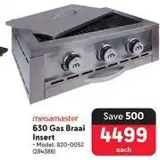 Makro Megamaster 630 Gas Braai Insert 820-0052-Each offer