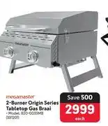 Makro Megamaster 2-Burner Original Series Tabletop Gas Braai 820-0033MB-Each offer