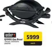 Makro Weber Q1000 Gas Braai 50010044-Each offer