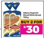 Game Albany Superior Sliced White Bread-For 2 x 700g offer