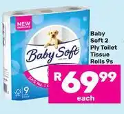 Game Baby Soft 2 Ply Toilet Tissue Rolls-9s Each offer