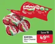 Makro Babybel Mini Cheese-110g Each offer