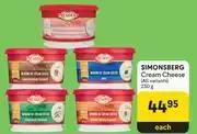 Makro Simonsberg Cream Cheese (All Variants)-230g Each offer