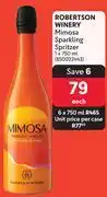 Makro Robertson Winery Mimosa Sparkling Spritzer-750ml Each offer