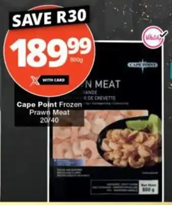 Checkers Cape Point Frozen Prawn Meat offer