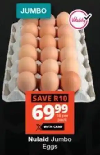 Checkers Nulaid Jumbo Eggs offer