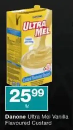 Checkers Danone Ultra Mel Vanilla Flavoured Custard offer