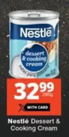 Checkers Nestlé Dessert & Cooking Cream offer