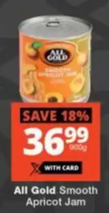 Checkers All Gold Smooth Apricot Jam offer