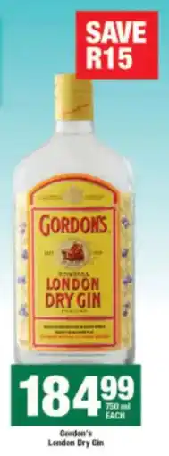 Agrimark Gordon's London Dry Gin offer