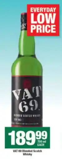 Agrimark VAT 69 Blended Scotch Whisky offer