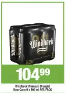 Agrimark Windhoek Premium Draught Beer Cans offer