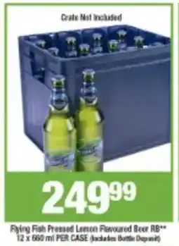 Agrimark Flying Fish Pressed Lemon Flavoured Beer RB offer