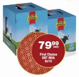 Check Star First Choice UHT Milk offer