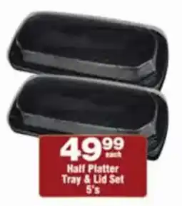 Check Star Half Platter Tray & Lid Set offer