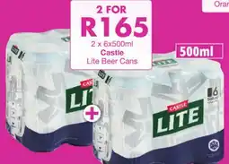 President Liquor Castle Lite Beer Cans offer