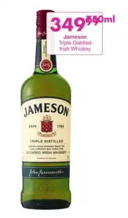 President Liquor Jameson Triple Distilled Irish Whiskey offer