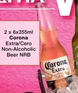 Checkers Liquor Shop Corona Extra/Cero Non-Alcoholic Beer NRB offer