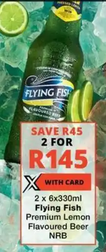 Checkers Liquor Shop Flying Fish Premium Lemon Flavoured Beer NRB offer