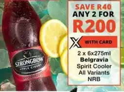 Checkers Liquor Shop Belgravia Spirit Cooler All Variants NRB offer