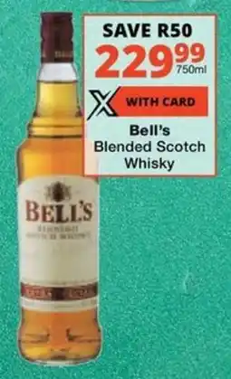 Checkers Liquor Shop Bell's Blended Scotch Whisky offer