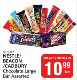 KitKat Cash and Carry NESTLE/ BEACON/ CADBURY Chocolate Large Bar Assorted offer