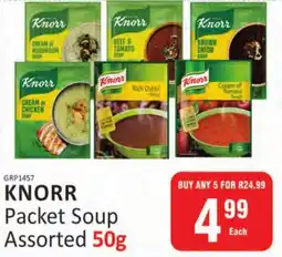 KitKat Cash and Carry KNORR Packet Soup Assorted offer